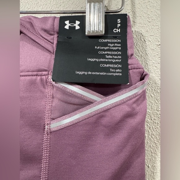 NWT UNDER ARMOUR COMPREHENSION HIGH RISE FULL LENGTH QUALIFIER COLD TIGHTS - Picture 6 of 8